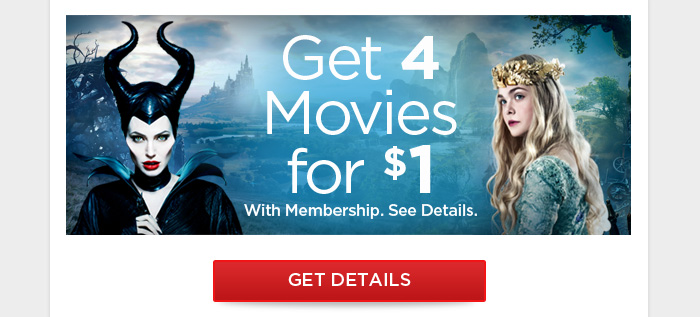 Get 4 Movies for $1 - GET DETAILS