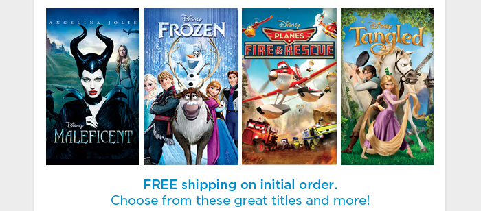 FREE shipping on initial order. Choose from these great titles and more!